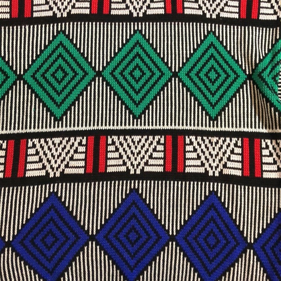 Vintage Geometric Knit Sweater - Picture 5 of 15